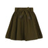 Parni Green Short Drawstring Skirt K289